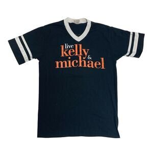 Live Kelly Ripa & Michael Strahan # 3 Jersey Promo T Shirt Size Medium